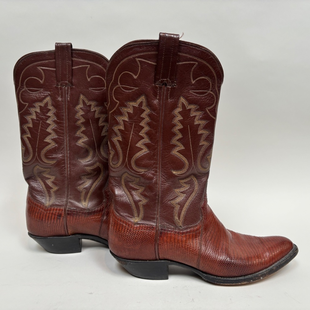 Cowboy Boots Women's Brown Size 6.5 B - Picture 6 of 10